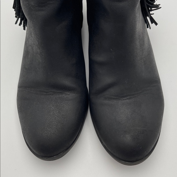 American Rag Black Ankle Boots with Fringe Size 9.5 - Picture 2 of 8